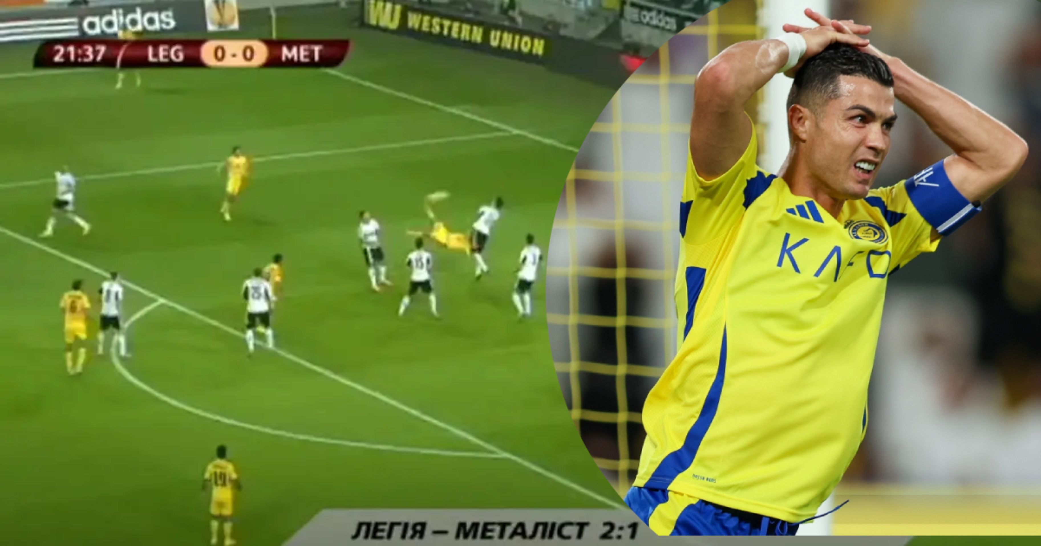 Користувачі ТікТок переплутали Василя Кобіна із Кріштіану Роналду - відео голу у Користувачі ТікТок переплутали Василя Кобіна із Кріштіану Роналду - відео голу у