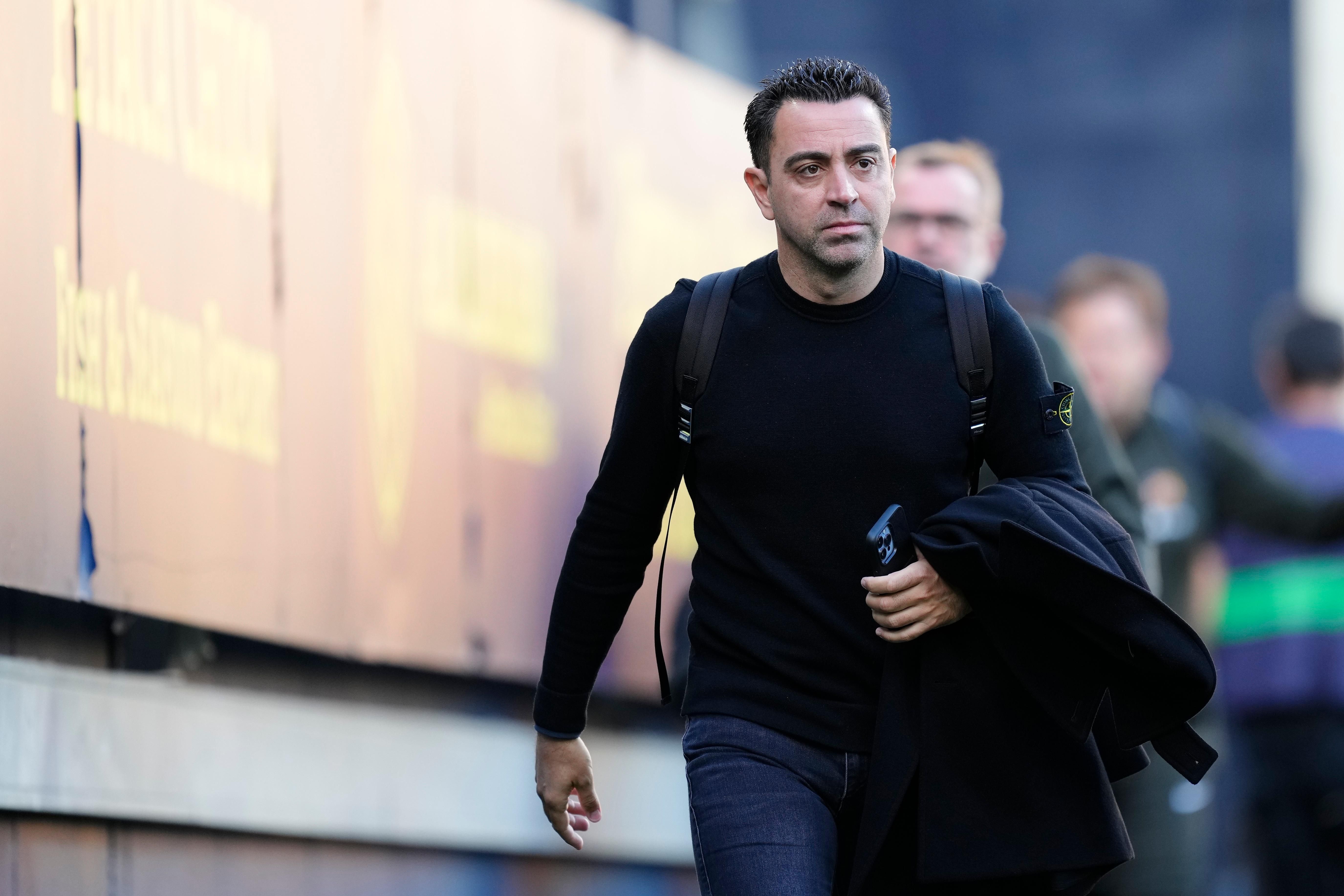 Розмова Хаві з гравцями Розмова Хаві з гравцями