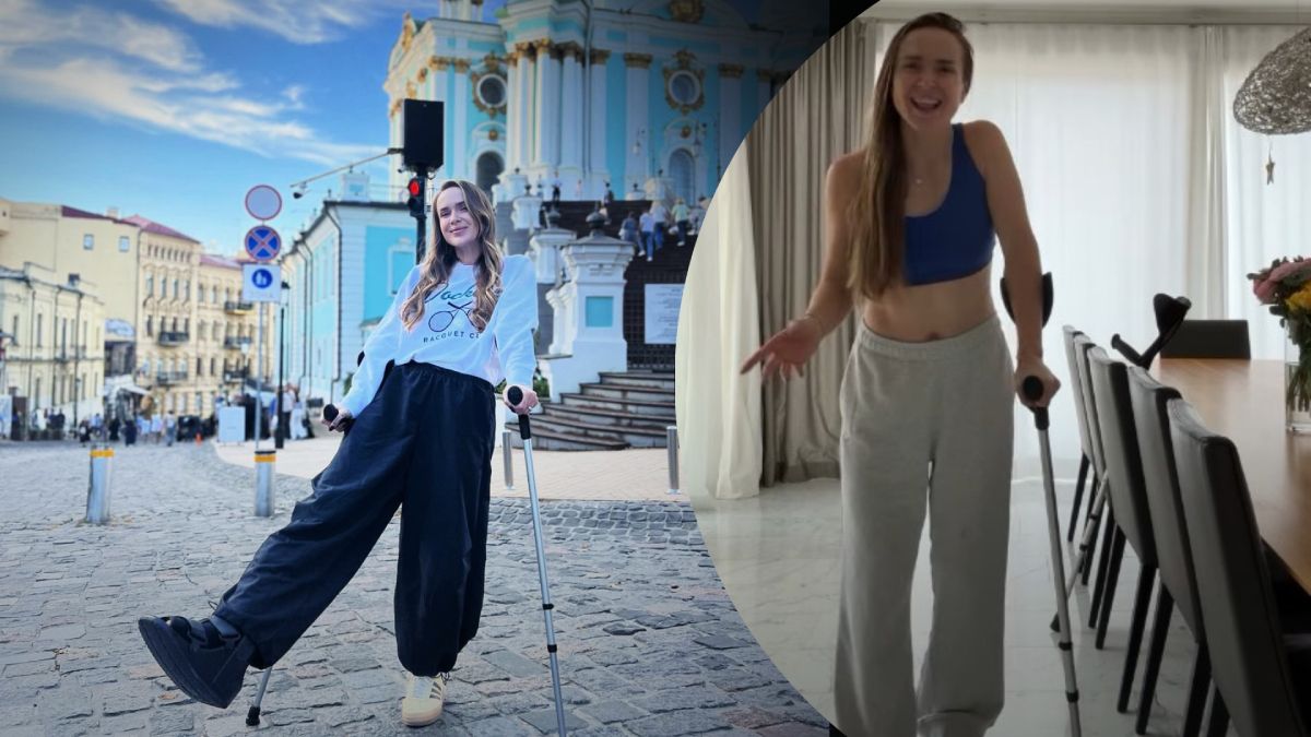 Элина Свитолина впервые прошлась без ортеза после операции на ноге - видео Элина Свитолина впервые прошлась без ортеза после операции на ноге - видео