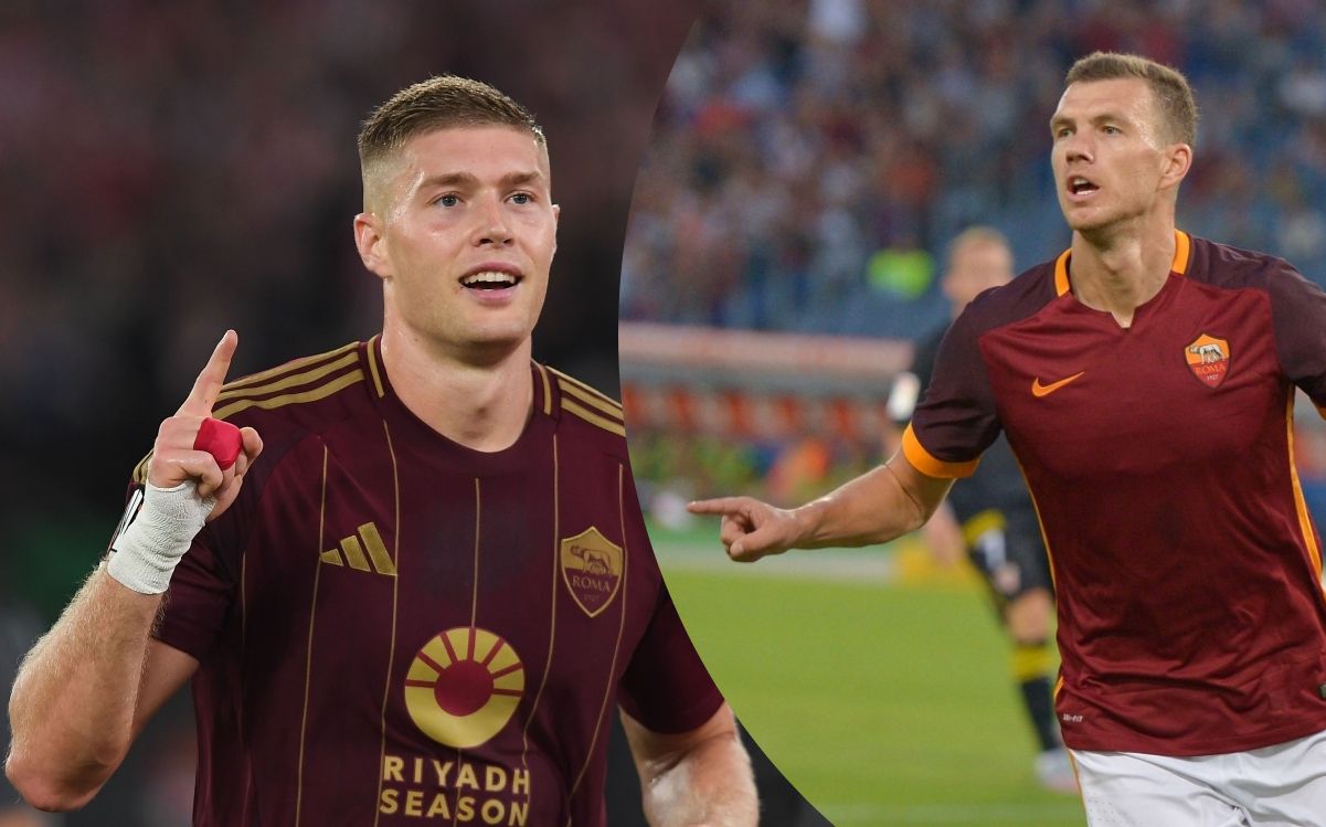 Артем Довбык - Эдин Джеко высоко оценил игру украинского форварда за Рому в Серии А Артем Довбык - Эдин Джеко высоко оценил игру украинского форварда за Рому в Серии А