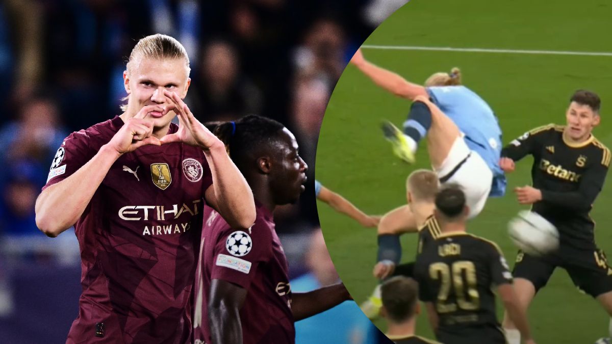 Ерлінг Голанд оформив гол п'яткою у матчі МанСіті – Спарта у Лізі чемпіонів - відео Ерлінг Голанд оформив гол п'яткою у матчі МанСіті – Спарта у Лізі чемпіонів - відео