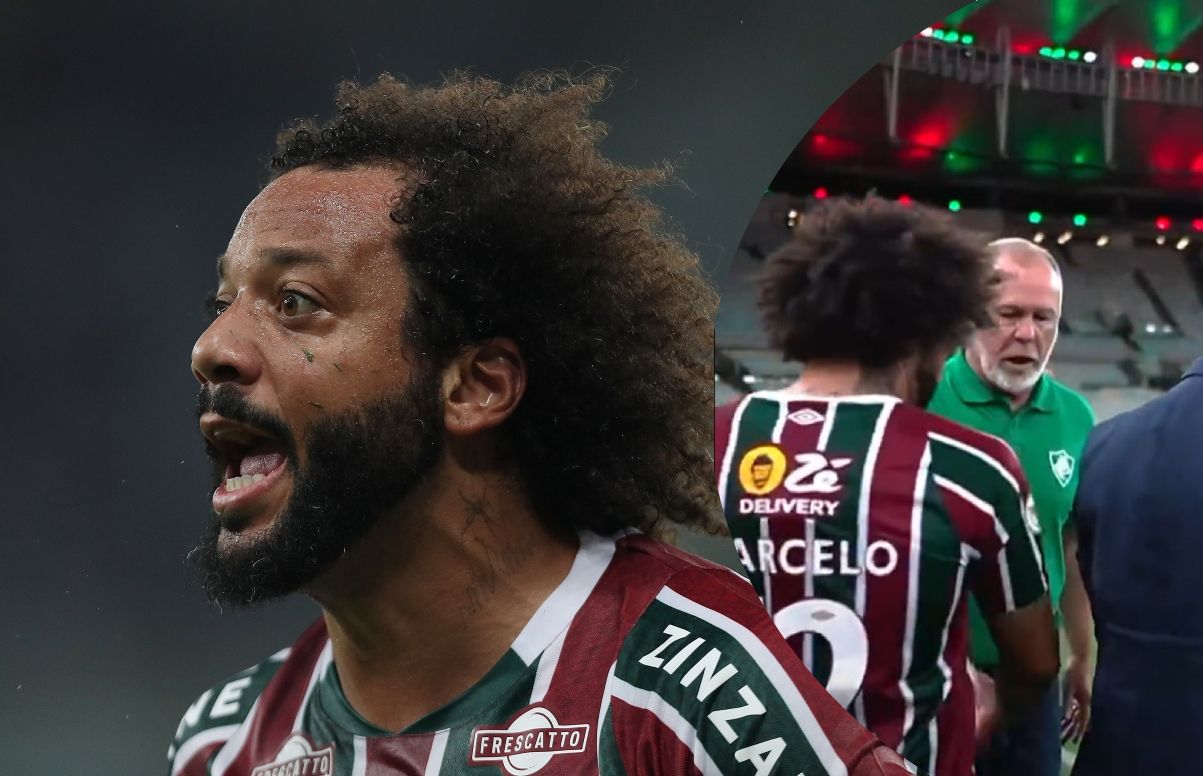 Флуміненсе Греміо - Марсело ледь не побився з тренером під час матчу в Бразилії Флуміненсе Греміо - Марсело ледь не побився з тренером під час матчу в Бразилії