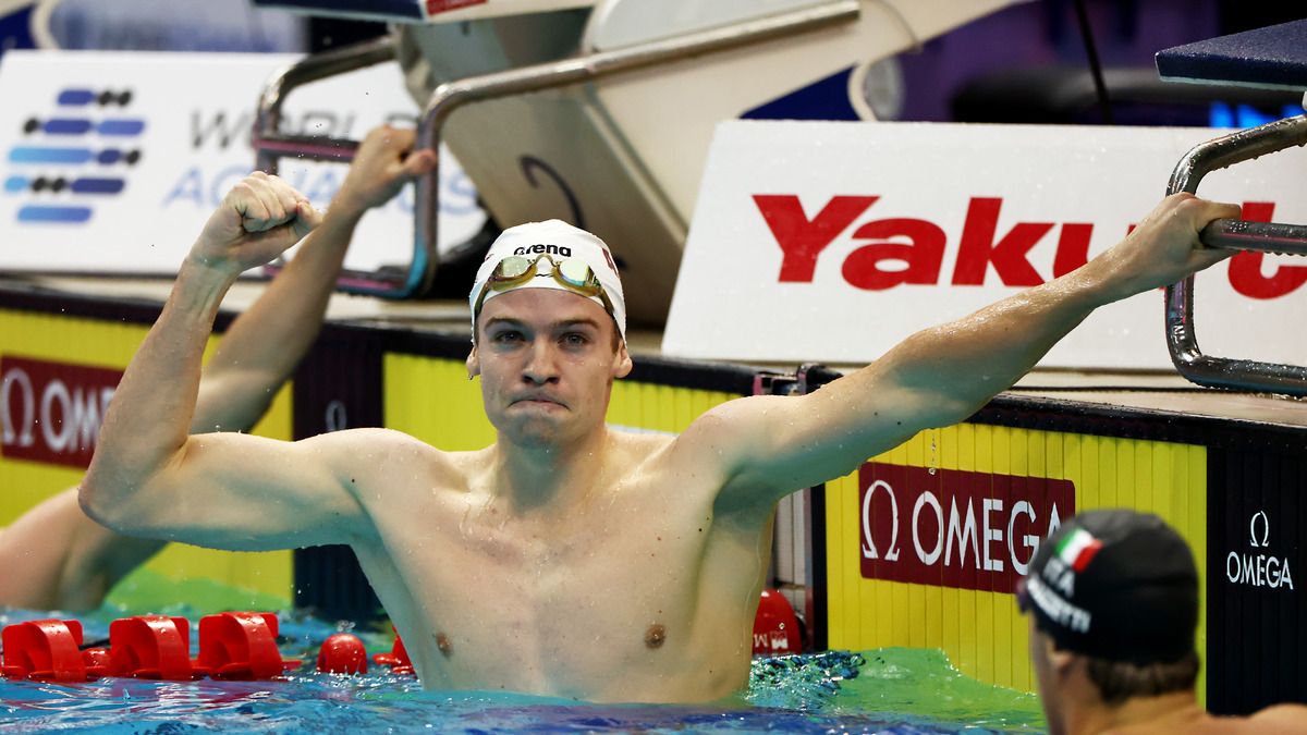 Леон Маршан встановив новий світовий рекорд на дистанції 200 метрів Леон Маршан встановив новий світовий рекорд на дистанції 200 метрів