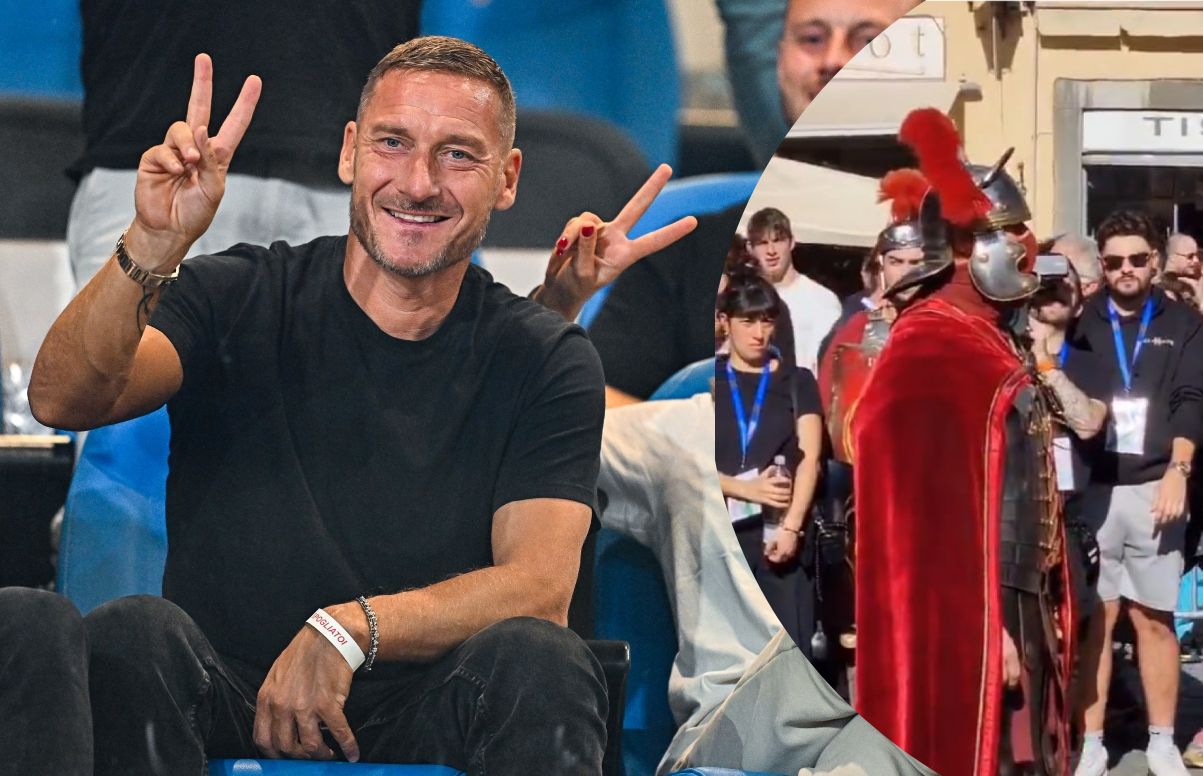 Франческо Тотти появился в образе римского центуриона на показ фильма Гладиатор 2 Франческо Тотти появился в образе римского центуриона на показ фильма Гладиатор 2