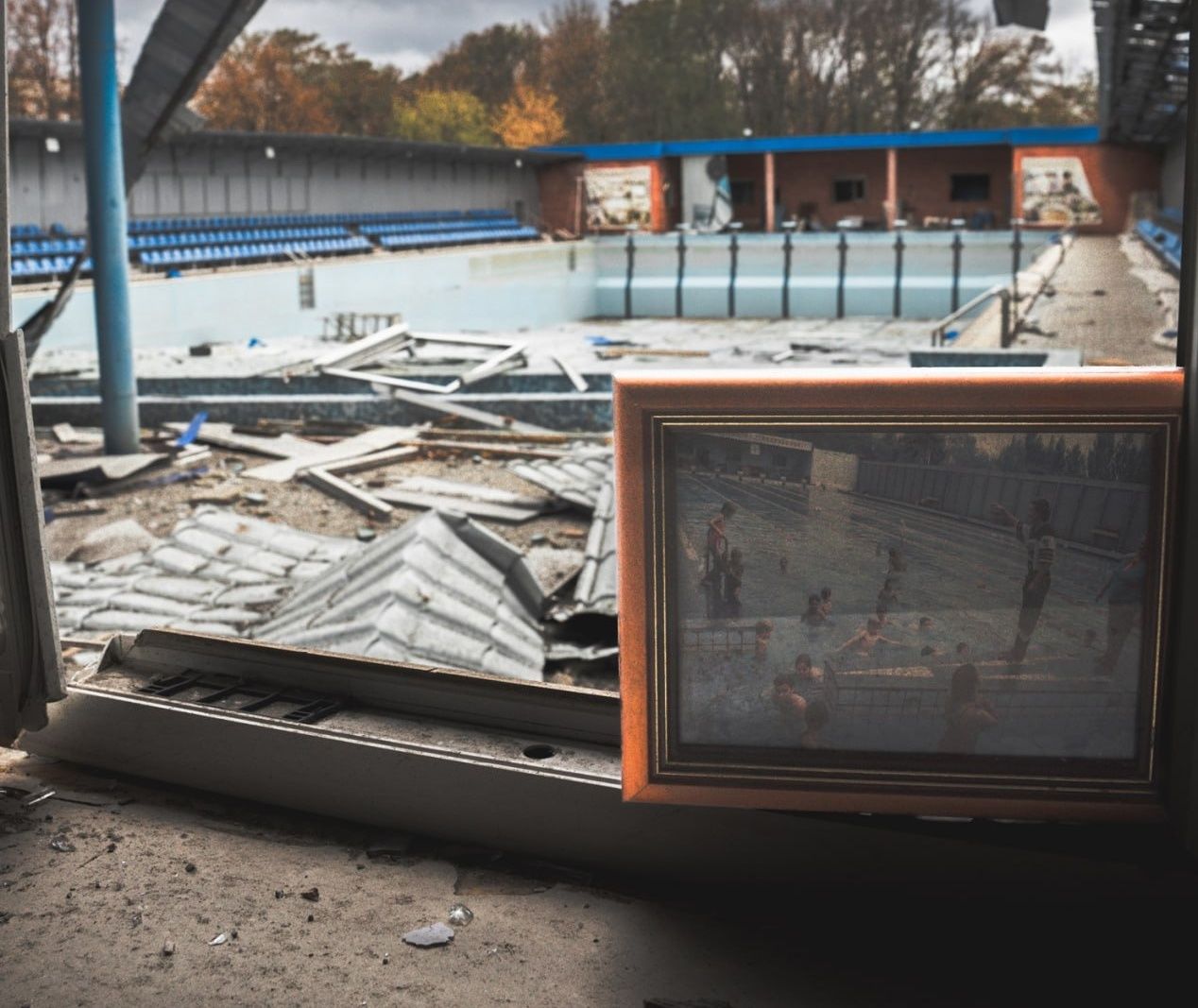 Росія знищила спортивний комплекс Олімпійський на Донеччині Росія знищила спортивний комплекс Олімпійський на Донеччині