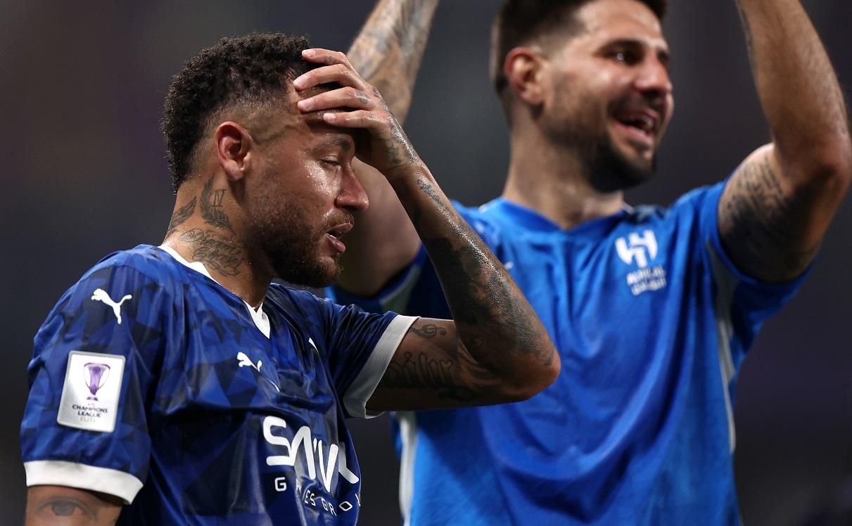 Неймар знову отримав травму у матчі Аль-Хіляль - відео Неймар знову отримав травму у матчі Аль-Хіляль - відео