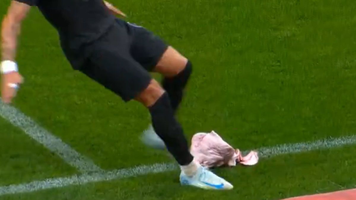 Фанати кинули голову свині на поле Фанати кинули голову свині на поле