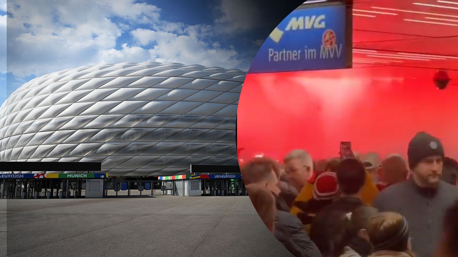 Метро Мюнхена дало сбой из-за фанатов Бенфики Метро Мюнхена дало сбой из-за фанатов Бенфики