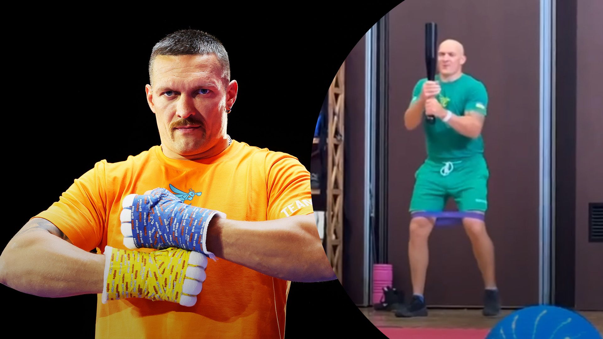 Усик на тренировке Усик на тренировке