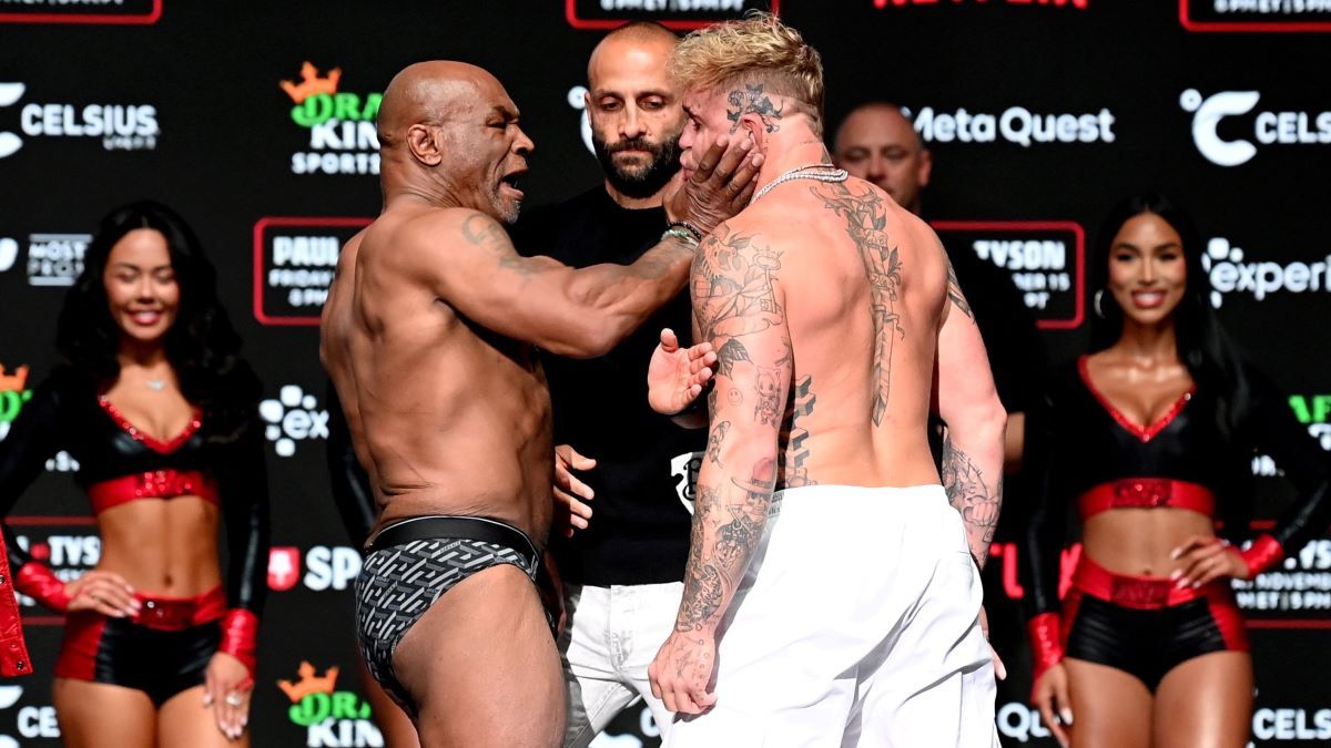 Тайсон дал пощечину Полу Тайсон дал пощечину Полу