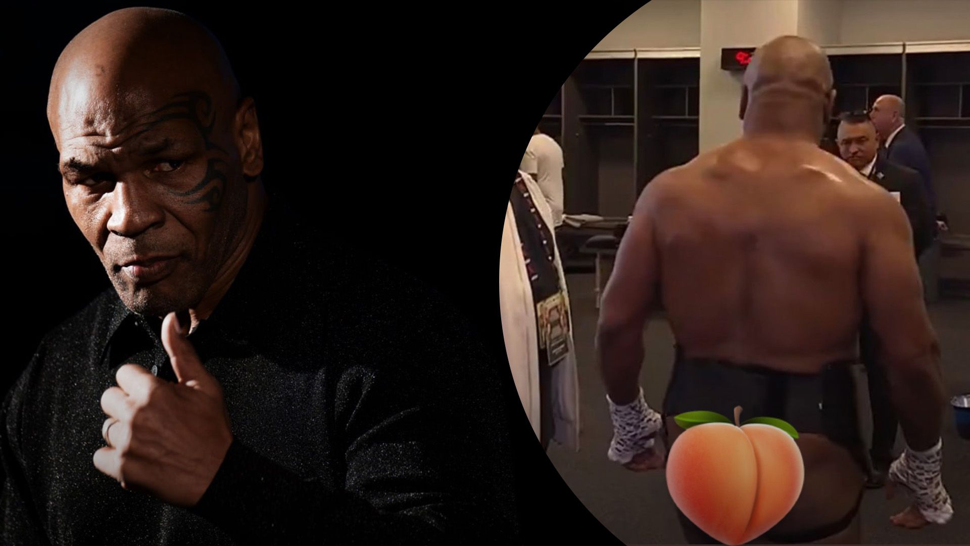 Тайсон показав голі сідниці у камеру Тайсон показав голі сідниці у камеру