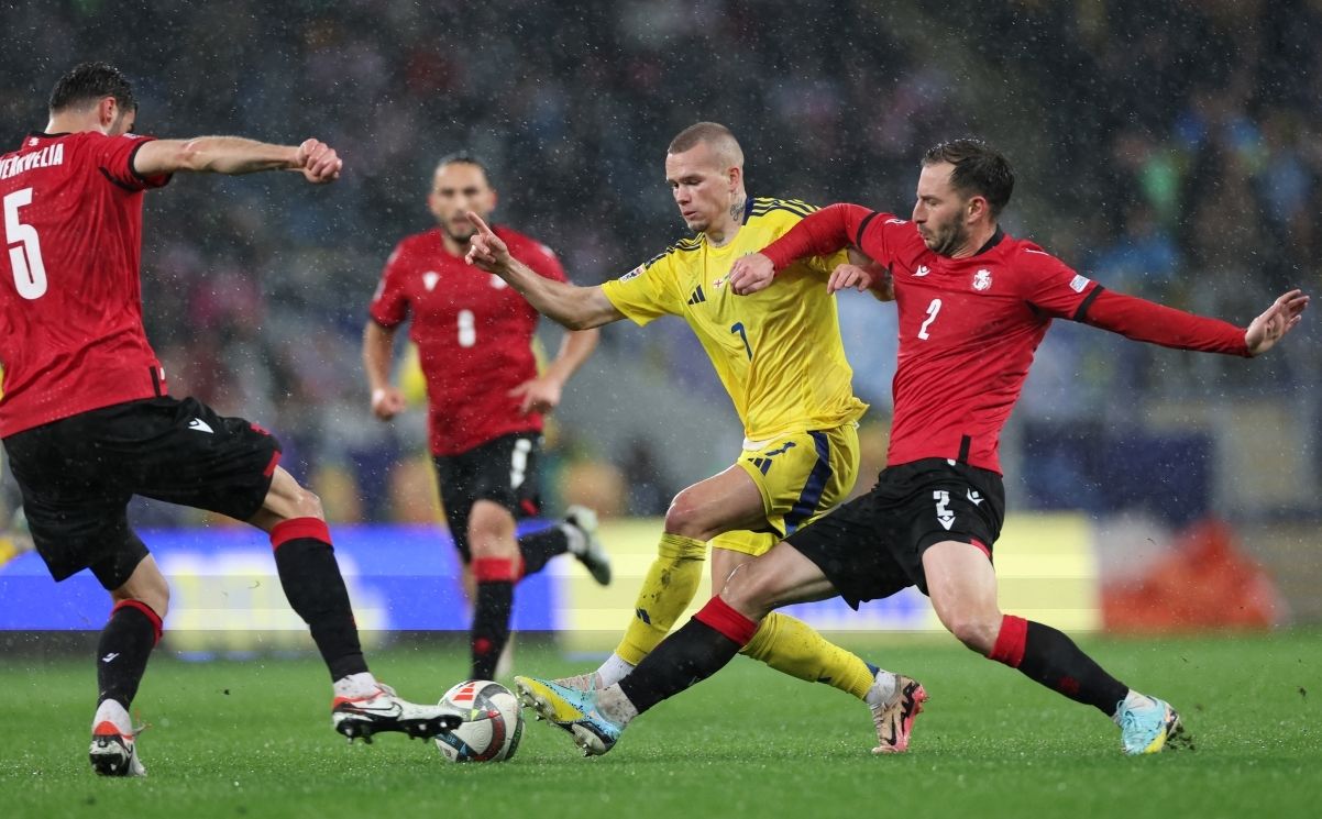 Грузія – Україна: результат матчу 5-го туру Ліги націй-2024/2025 Грузія – Україна: результат матчу 5-го туру Ліги націй-2024/2025