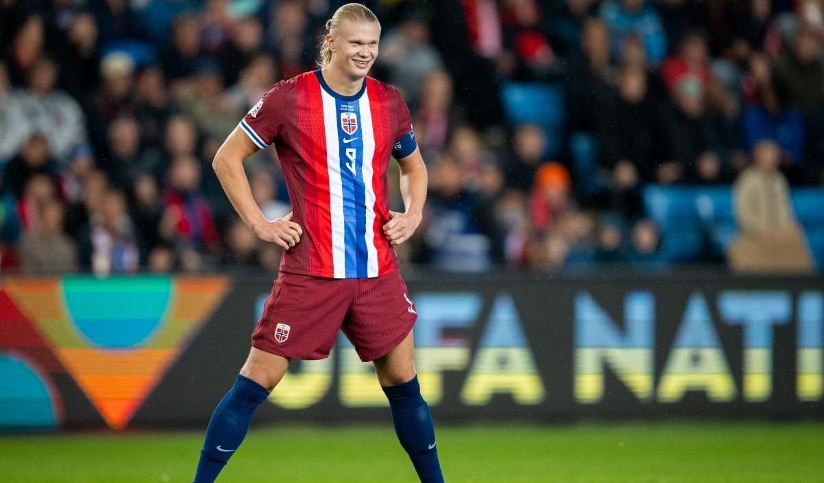 Эрлинг Холанд забил три гола Казахстану Эрлинг Холанд забил три гола Казахстану