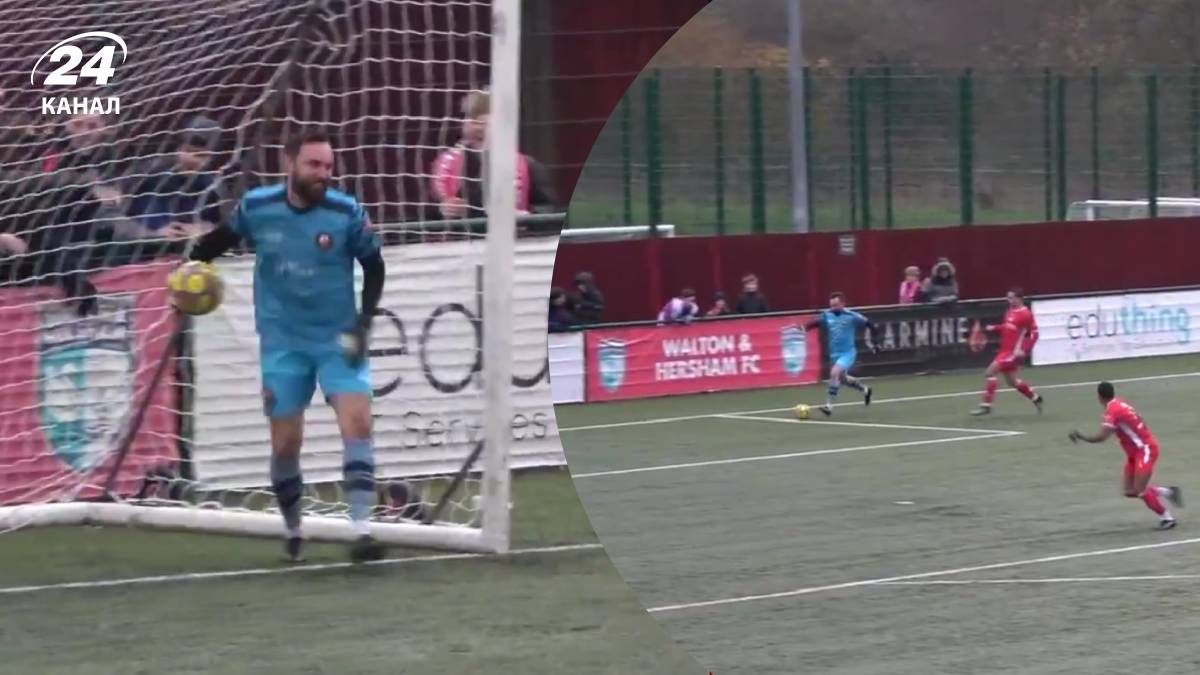 Шалений автогол в чемпіонаті Англії Шалений автогол в чемпіонаті Англії