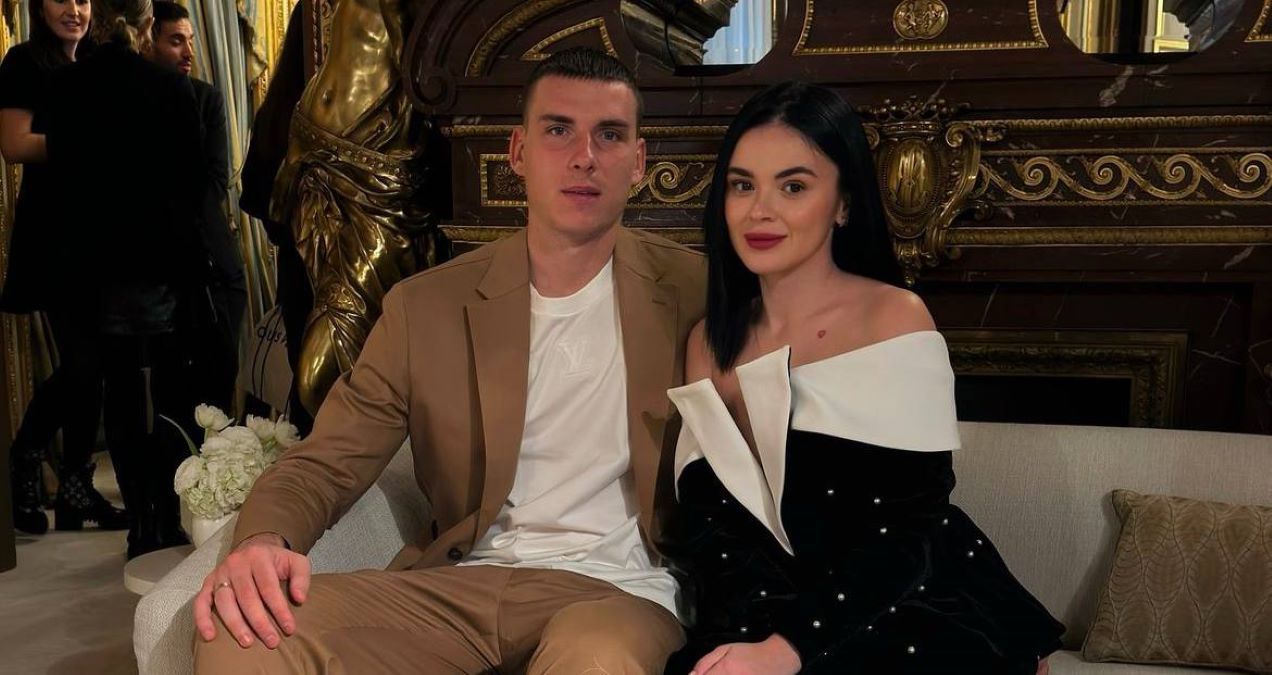 Андрій Лунін та Анастасія Луніна відвідали презентацію Louis Vuitton в Мадриді Андрій Лунін та Анастасія Луніна відвідали презентацію Louis Vuitton в Мадриді