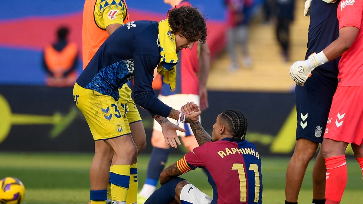 Барселона - Лас-Пальмас - результат и видеообзор матча 15 тура Ла Лиги-2024/25 Барселона - Лас-Пальмас - результат и видеообзор матча 15 тура Ла Лиги-2024/25