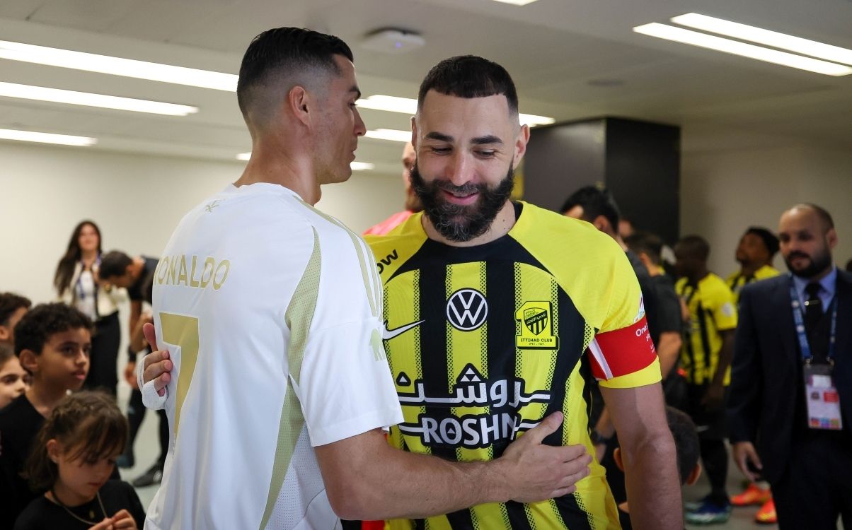 Аль-Іттіхад Аль-Наср - Кріштіану Роналду та Карім Бензема зустрілись на полі Аль-Іттіхад Аль-Наср - Кріштіану Роналду та Карім Бензема зустрілись на полі