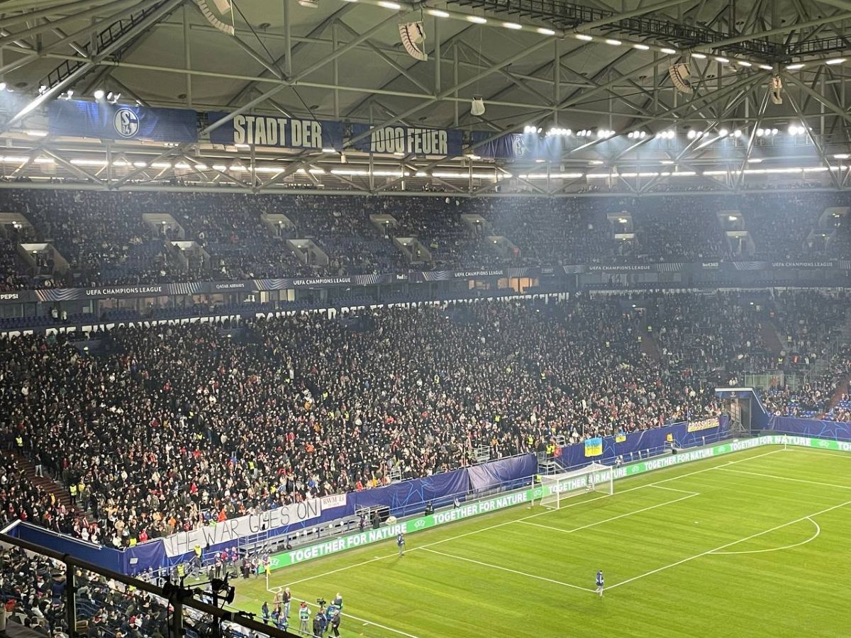 Банери на матчі Шахтаря Банери на матчі Шахтаря