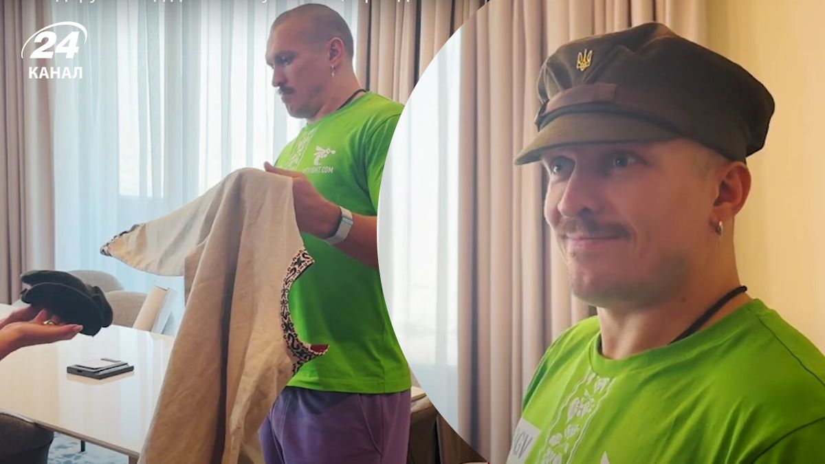 Донька Романа Шухевича зробила Усику подарунок - що спрезентували боксеру Донька Романа Шухевича зробила Усику подарунок - що спрезентували боксеру