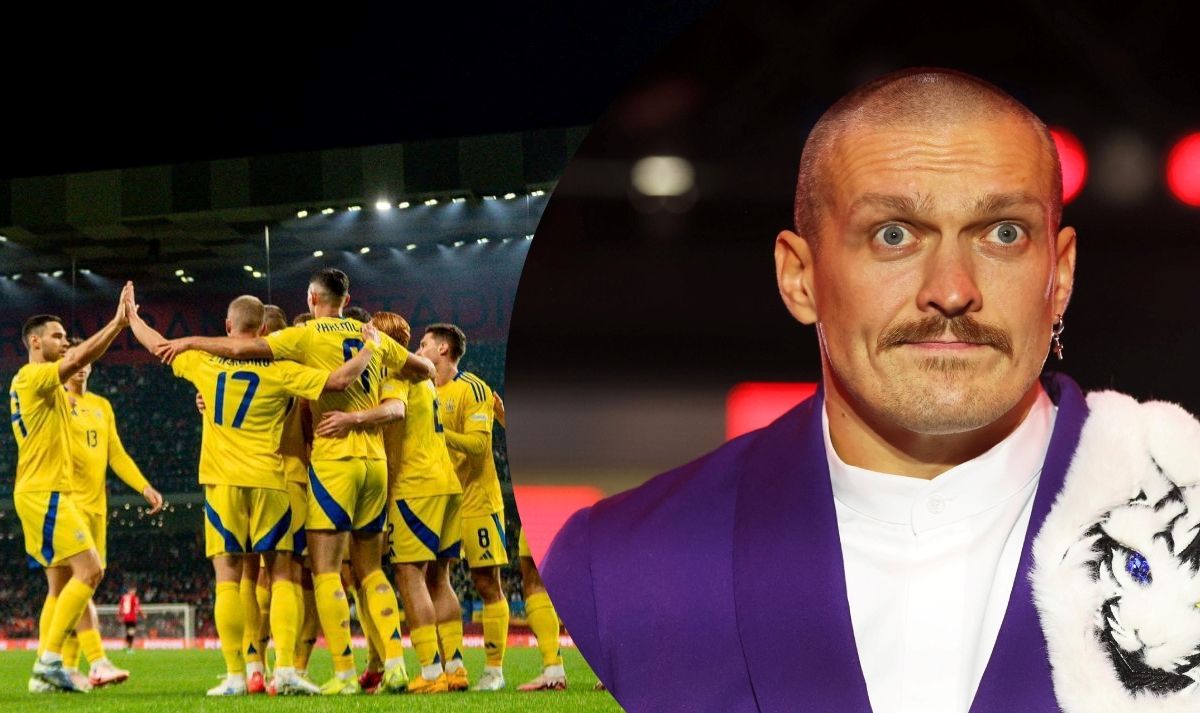 Сборная Украины поддержала Усика Сборная Украины поддержала Усика