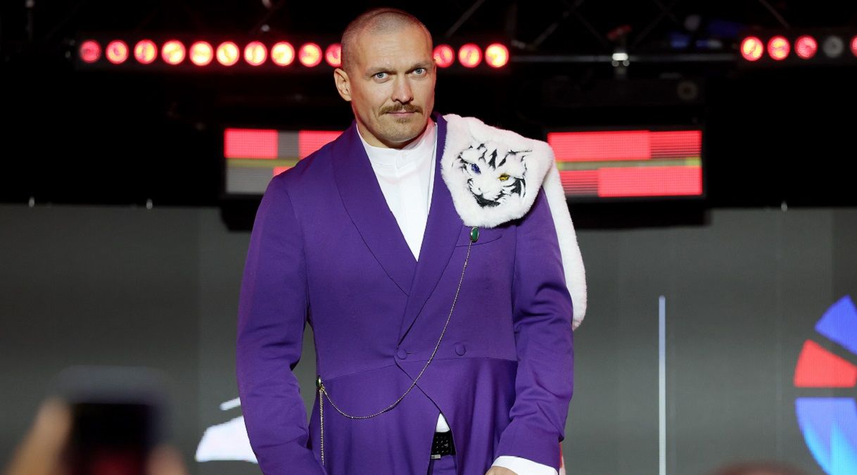 Александр Усик приехал на Kingdom Arena, видео Александр Усик приехал на Kingdom Arena, видео