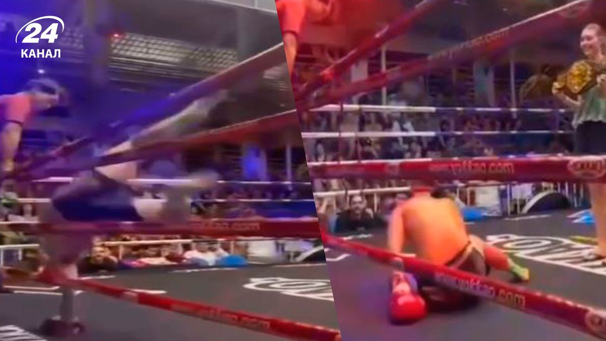 Кикбоксер травмировал руку во время выхода на ринг - видео Кикбоксер травмировал руку во время выхода на ринг - видео
