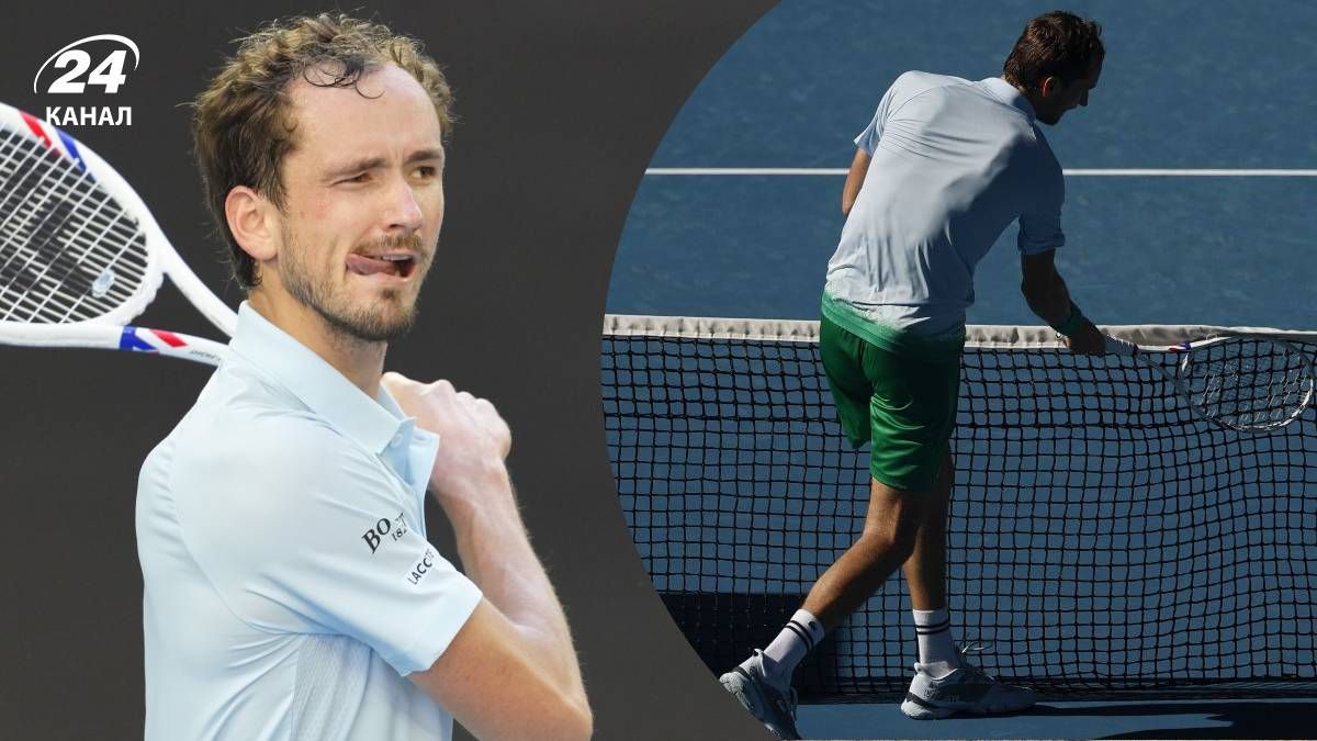 Медведев получил огромный штраф за свое поведение на AO-2025 Медведев получил огромный штраф за свое поведение на AO-2025