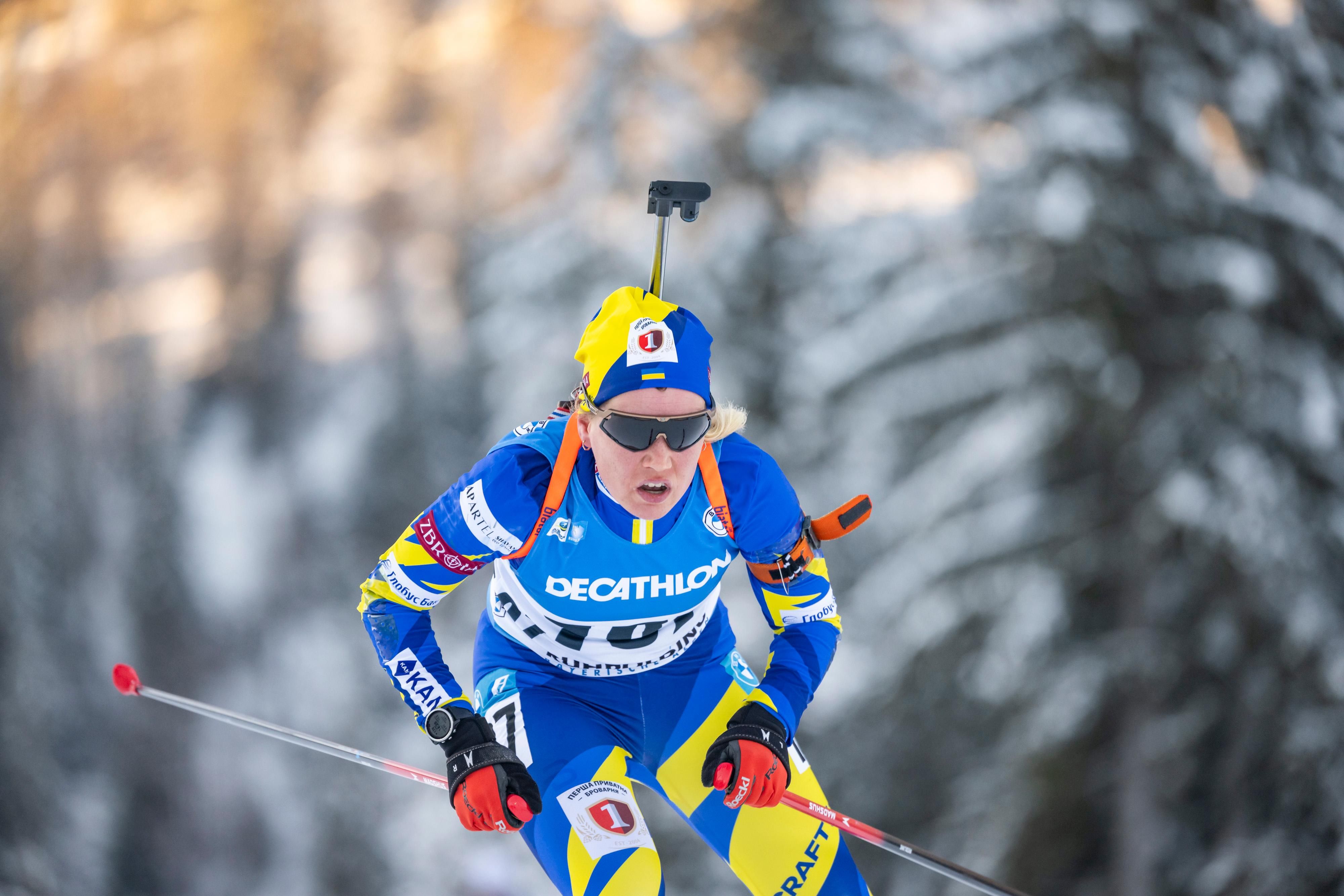 Чемпіонат Європи з біатлону - результат жіночої індивідуалки, місця українок