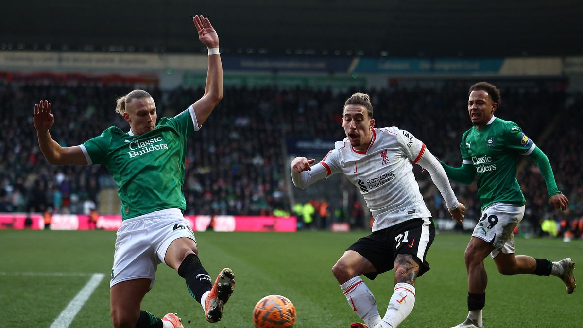 Плімут - Ліверпуль - результат, відео голу та огляд матчу 1/16 Кубка Англії-2024/25 Плімут - Ліверпуль - результат, відео голу та огляд матчу 1/16 Кубка Англії-2024/25