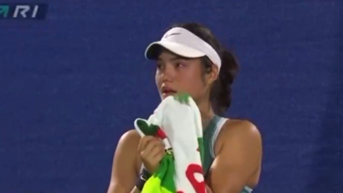 Радукану розплакалася під час матчу Радукану розплакалася під час матчу