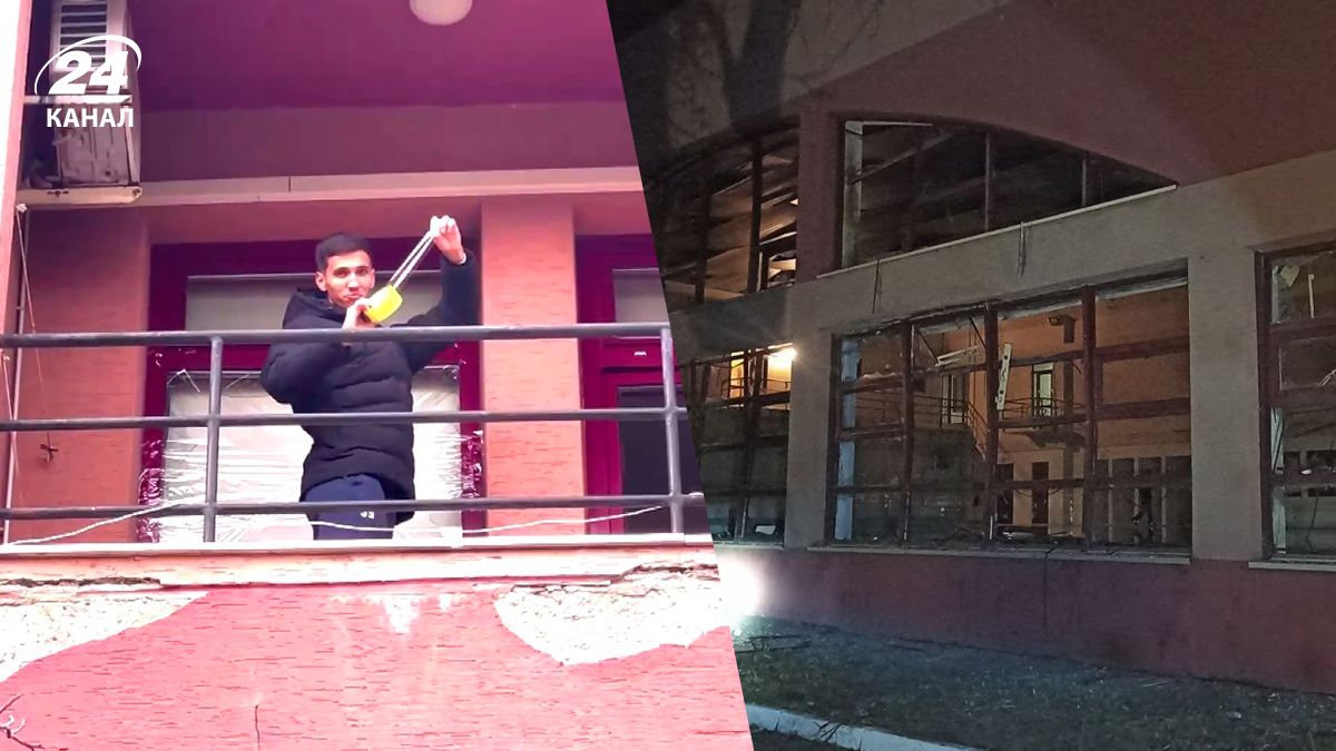 Атака в Одесской области 28 февраля - видео как игроки Черноморца ликвидируют последствия Атака в Одесской области 28 февраля - видео как игроки Черноморца ликвидируют последствия