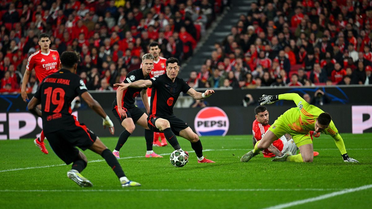 Бенфика - Барселона - результат и видеообзор первого матча 1/8 ЛЧ-2024/25 Бенфика - Барселона - результат и видеообзор первого матча 1/8 ЛЧ-2024/25