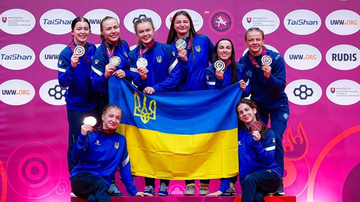 ЧЕ-2025 по борьбе - все медали женской сборной Украины и командный зачет