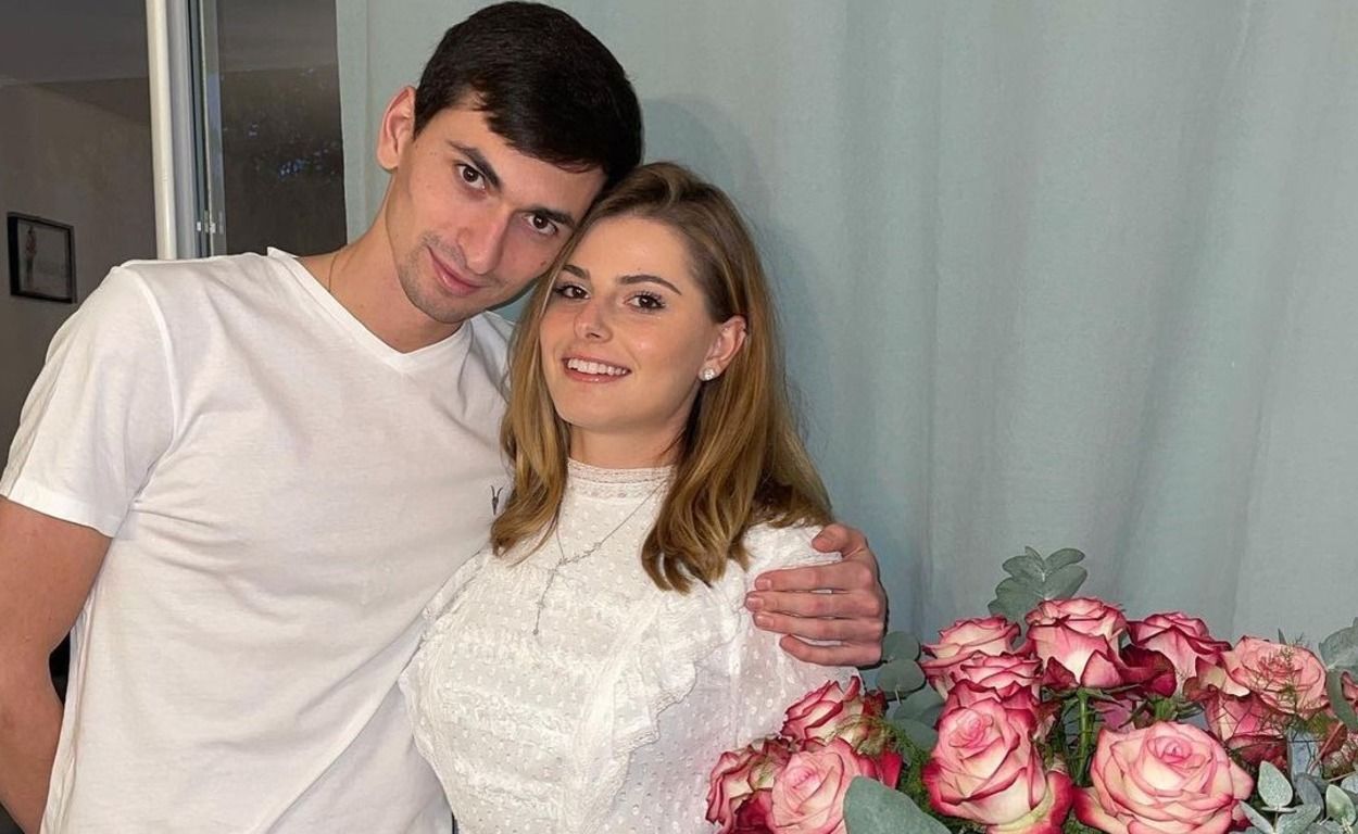 Ален Авідзба з Катаріною Завацькою Ален Авідзба з Катаріною Завацькою