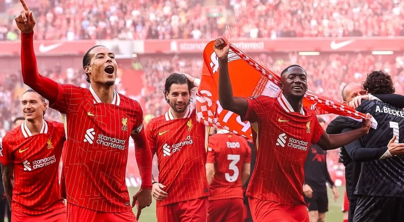 Ліверпуль виграв чемпіонат Англії 2024-2025 Ліверпуль виграв чемпіонат Англії 2024-2025