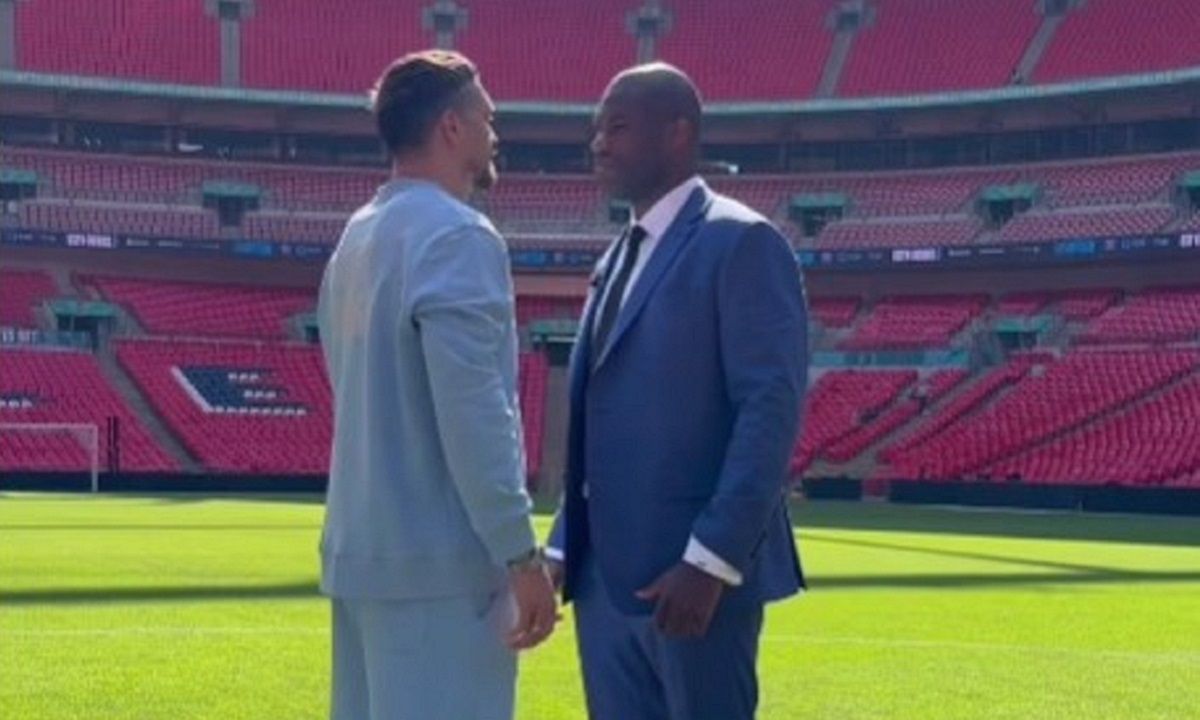 Усик Дюбуа 2 - дуель поглядів, відео очного протистояння та штовханини Усик Дюбуа 2 - дуель поглядів, відео очного протистояння та штовханини