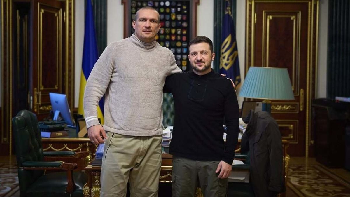 Александр Усик высказался о роли Владимира Зеленского в войне