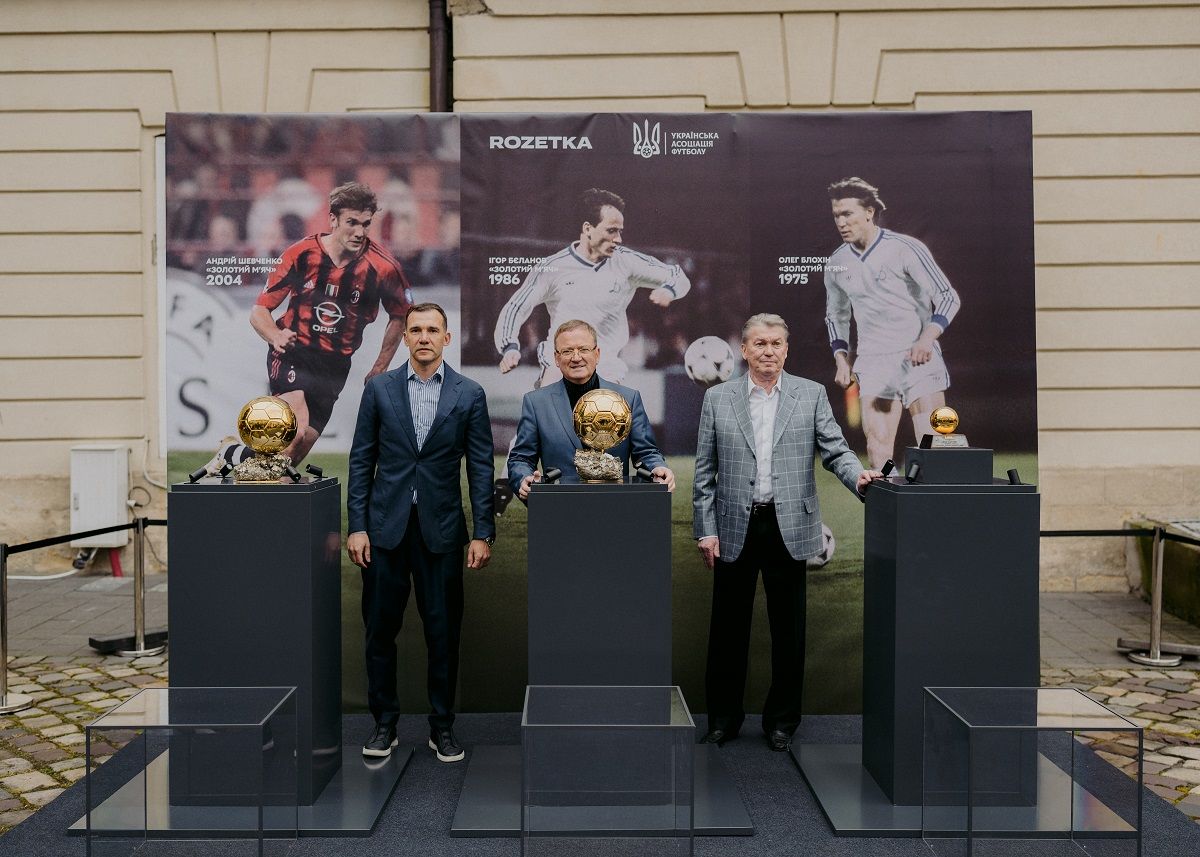 Турне Золотых мячей - как прошла презентация наград Шевченко, Блохина и Беланова во Львове Турне Золотых мячей - как прошла презентация наград Шевченко, Блохина и Беланова во Львове