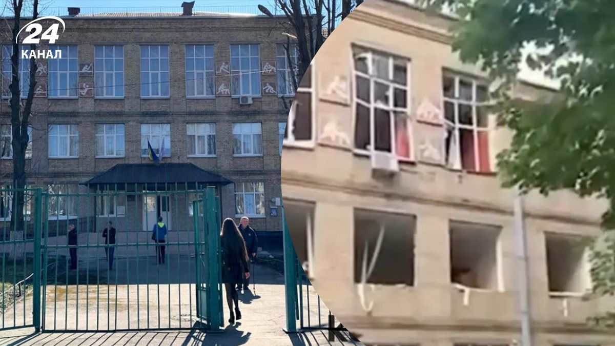Внаслідок атаки на Київ постраждав спортивний ліцей Внаслідок атаки на Київ постраждав спортивний ліцей