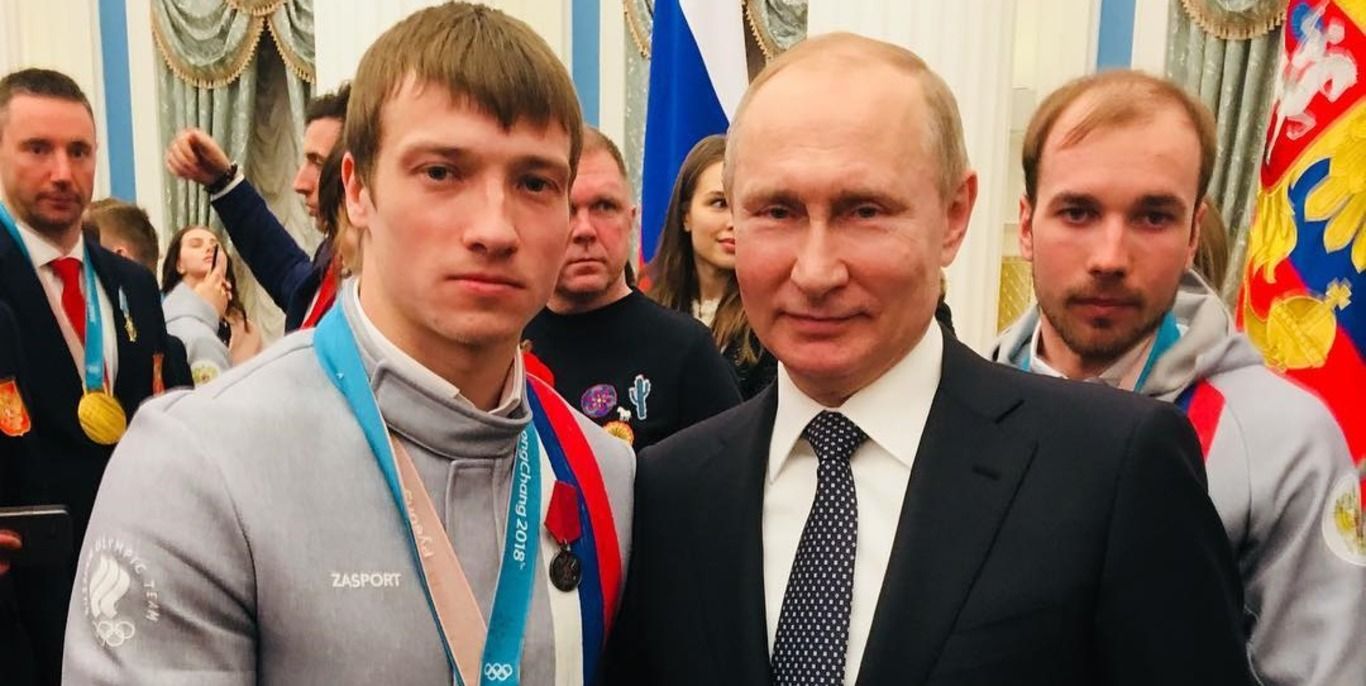 Ілья Буров разом із президентом Росії Ілья Буров разом із президентом Росії