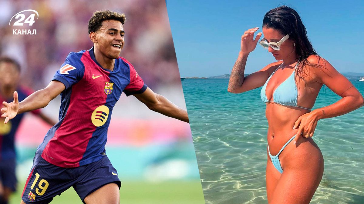 Ламин Ямаль обнимается и целуется с моделью Фати Васкес - фото Ламин Ямаль обнимается и целуется с моделью Фати Васкес - фото