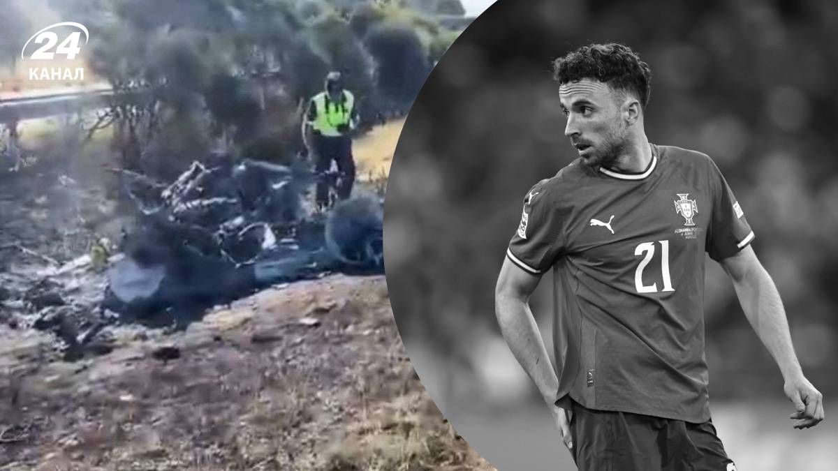 Діогу Жота загинув в аварії - перші кадри із місця ДТП Діогу Жота загинув в аварії - перші кадри із місця ДТП