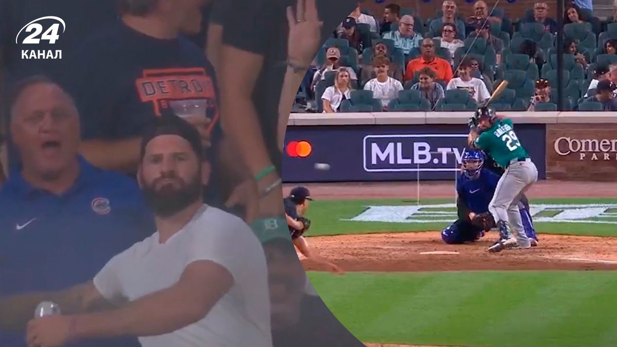 Звезда НХЛ Ряан Кеслер поймал мяч с бокалом пива в руке на бейсболе - видео Звезда НХЛ Ряан Кеслер поймал мяч с бокалом пива в руке на бейсболе - видео