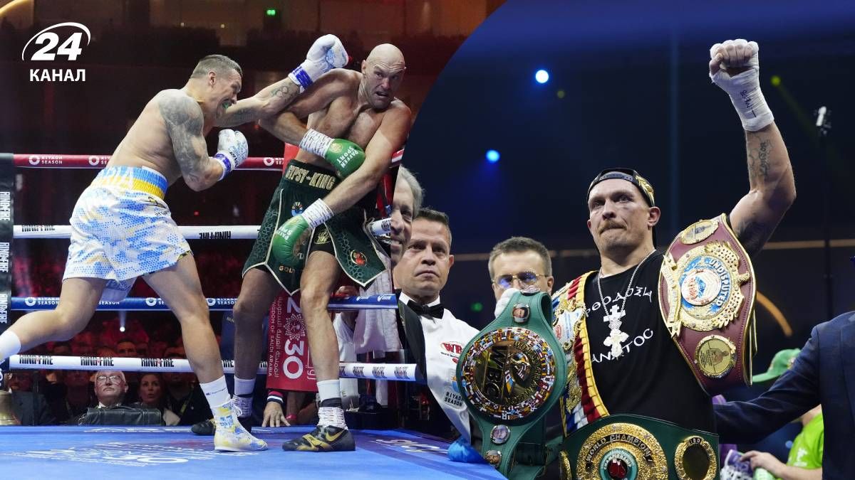 Как Александр Усик дрался против боксеров из Великобритании