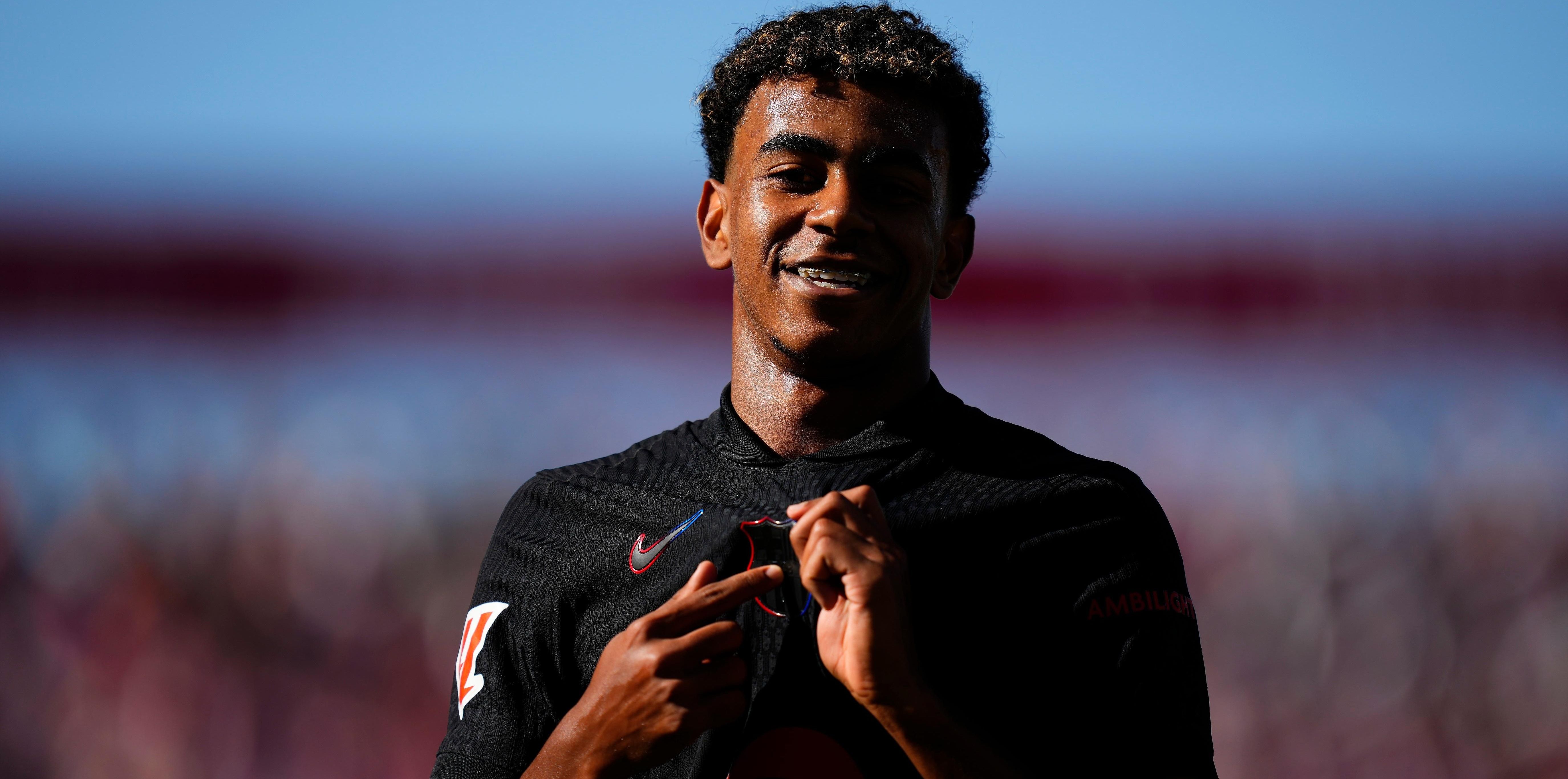 Ламін Ямаль запалює на тренуваннях Барселони Ламін Ямаль запалює на тренуваннях Барселони