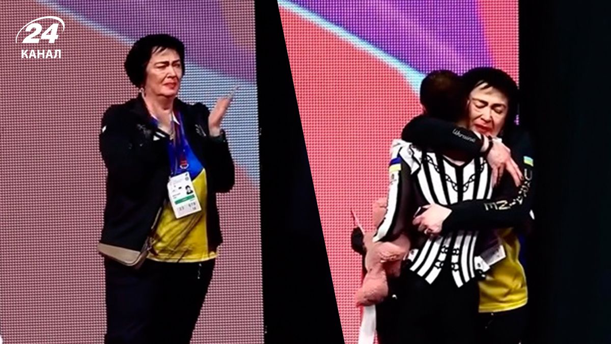 Дерюгина эмоционально отреагировала на выступление Онофрийчук на Кубке мира - видео Дерюгина эмоционально отреагировала на выступление Онофрийчук на Кубке мира - видео