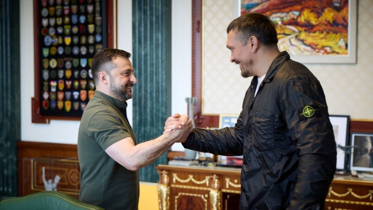 Усик зустрівся з Зеленським - деталі розмови президента України з боксером Усик зустрівся з Зеленським - деталі розмови президента України з боксером