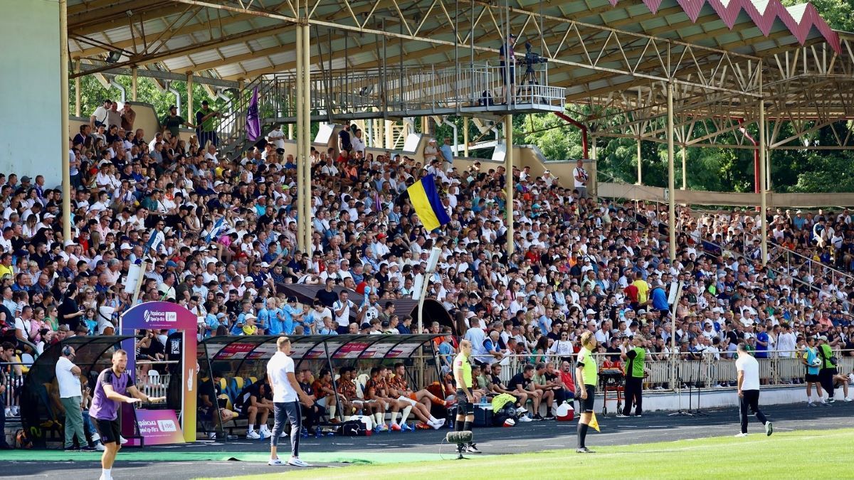 Побит рекорд посещаемости футбола с начала полномасштабной войны Побит рекорд посещаемости футбола с начала полномасштабной войны