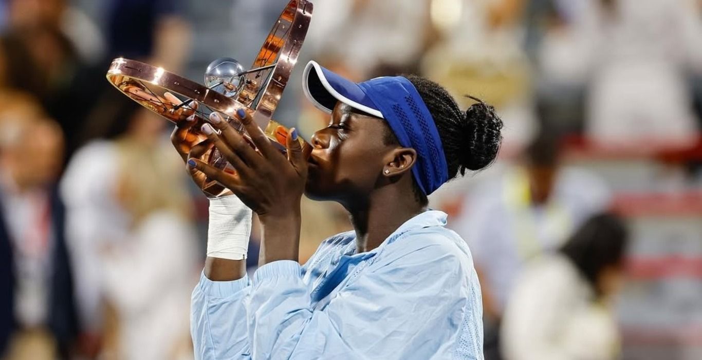 Вікторія Мбоко виграла трофей турніру в Монреалі Вікторія Мбоко виграла трофей турніру в Монреалі