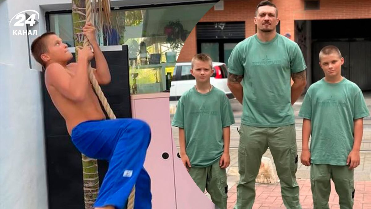 Діти Усика - як син українського боксера тренується в Іспанії - відео